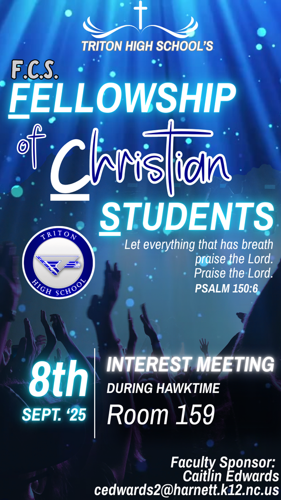 Monday, Set. 8th = FCS Interest Meeting Room 159 during HawkTime