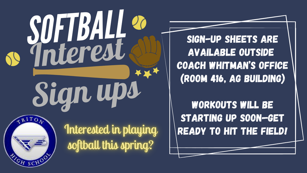 Interested in playing softball this spring?