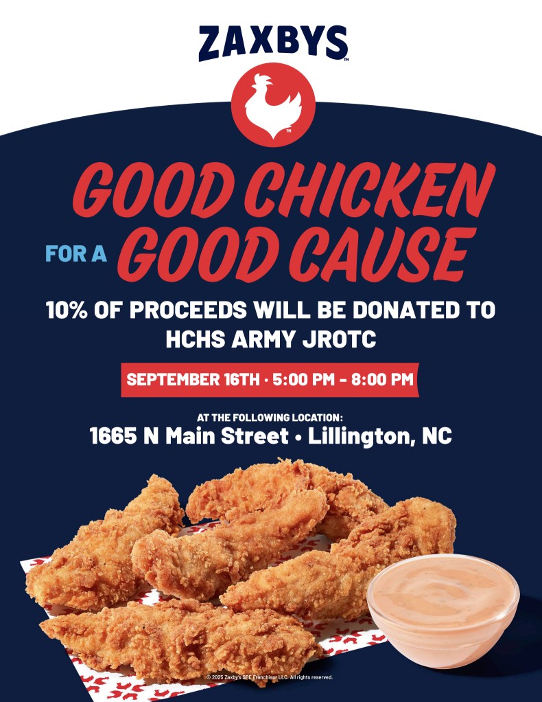 JROTC Zaxby's Fundraiser