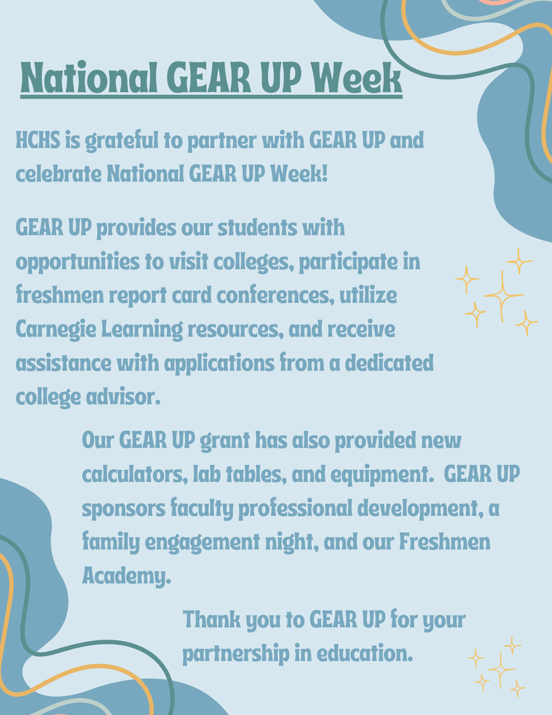 National GEAR UP Week
