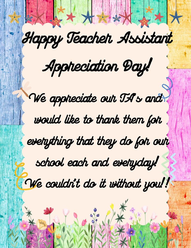 Happy Teacher Assistant Appreciation Day