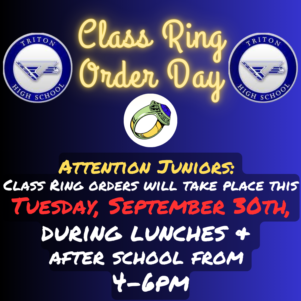 class ring order day for juniors