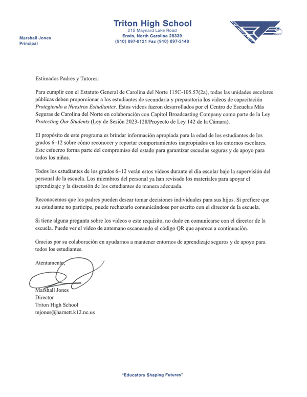 Spanish Schools Protecting Students Training Videos