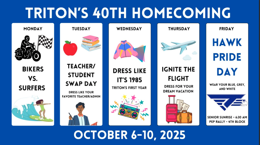 Spirit Week is THIS WEEK! We can't wait to see your creativity. Remember, the best dressed student and teacher gets a prize each day. The grade level with the most participation gets the coveted spirit stick at the pep rally - so don't let your classmates down.