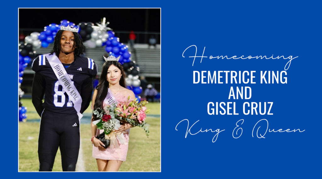 2025 THS Homecoming King & Queen: Demetrice King & Gisel Cruz