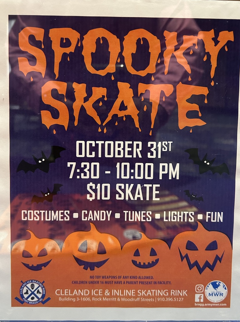 Spooky Skate on Fort Bragg