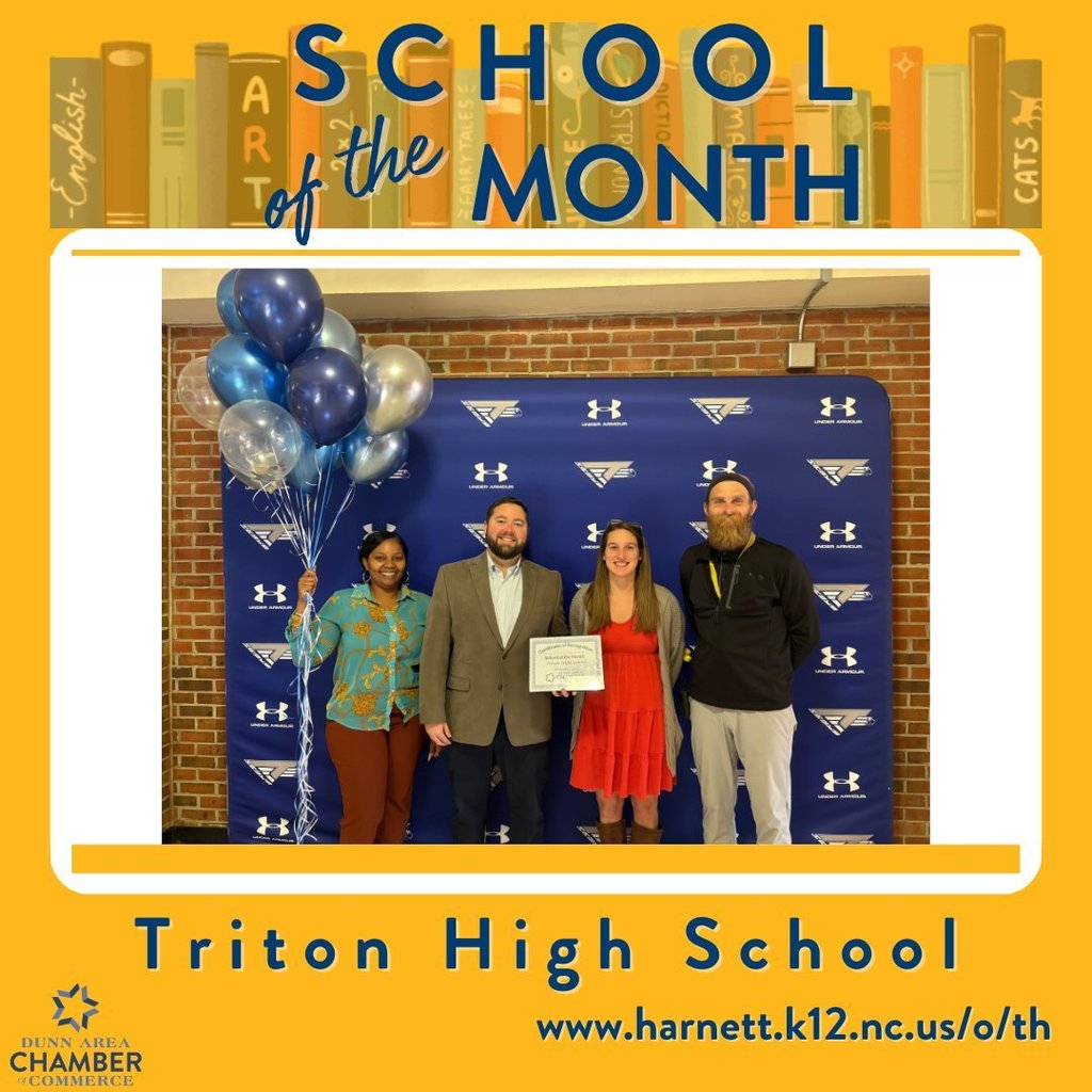 THS is Dunn Area chamber of Commerce's November School of the Month for 2025