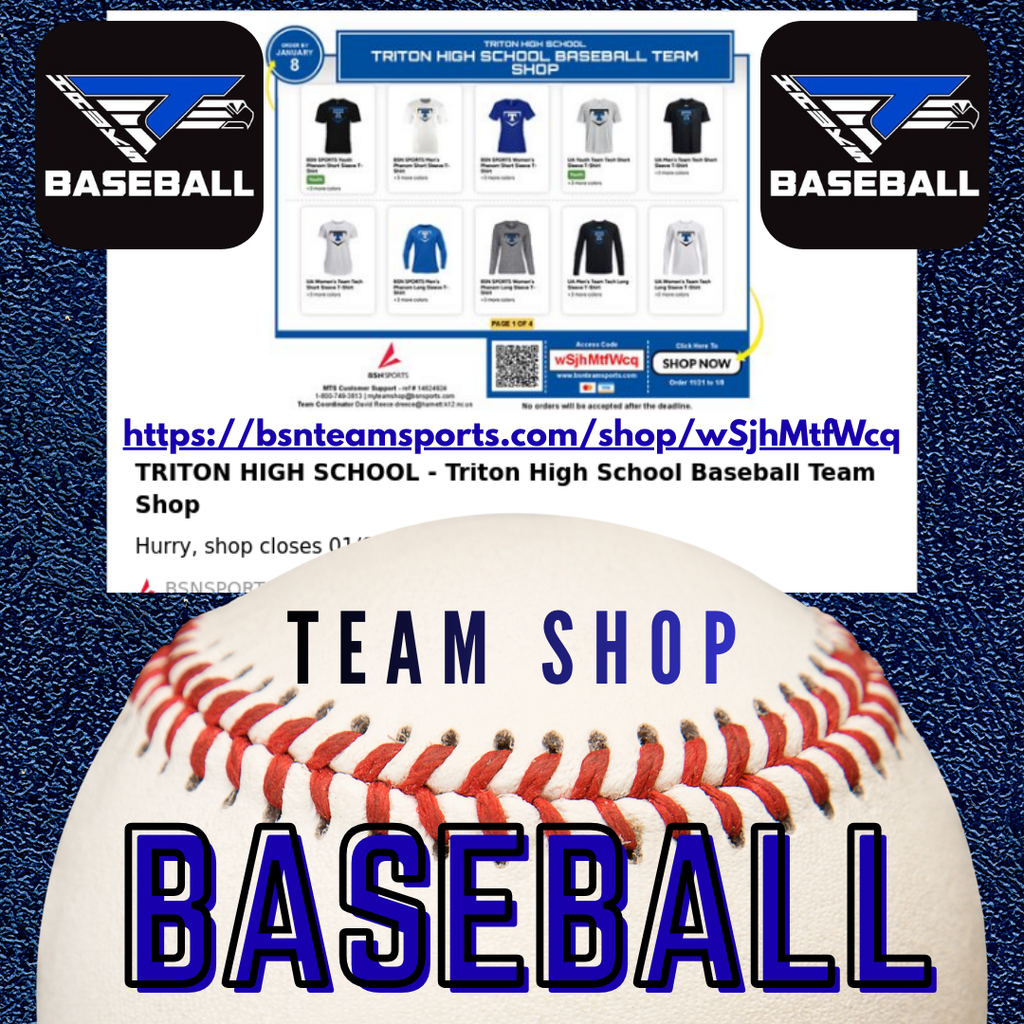 Triton Baseball Team Shop