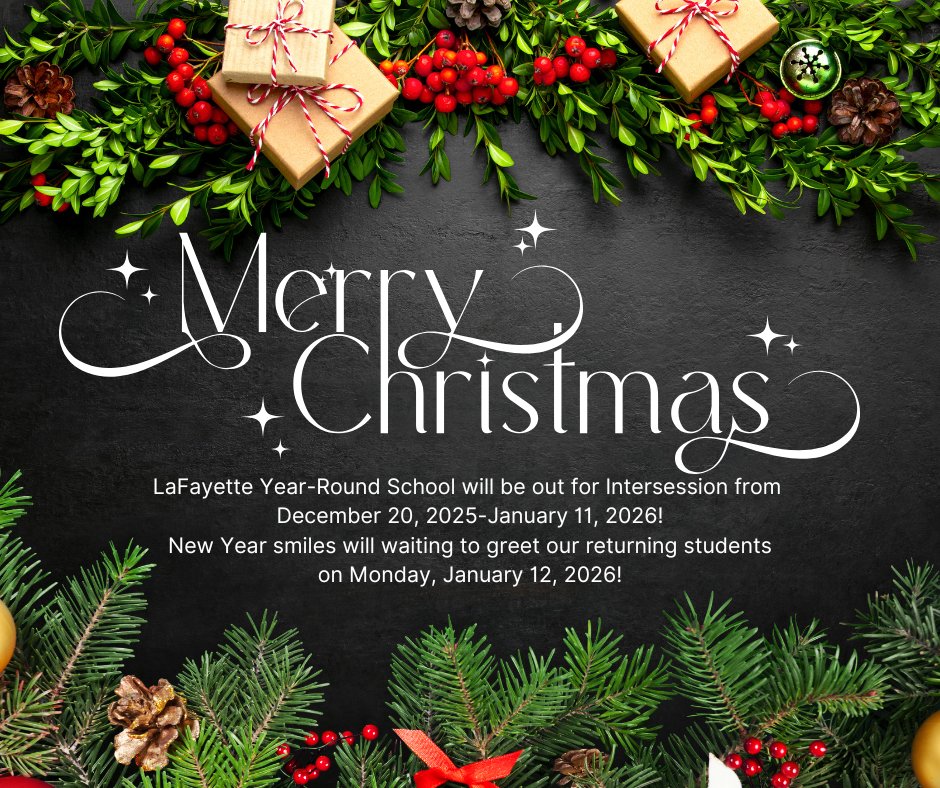 Merry Christmas/Intersession Dates