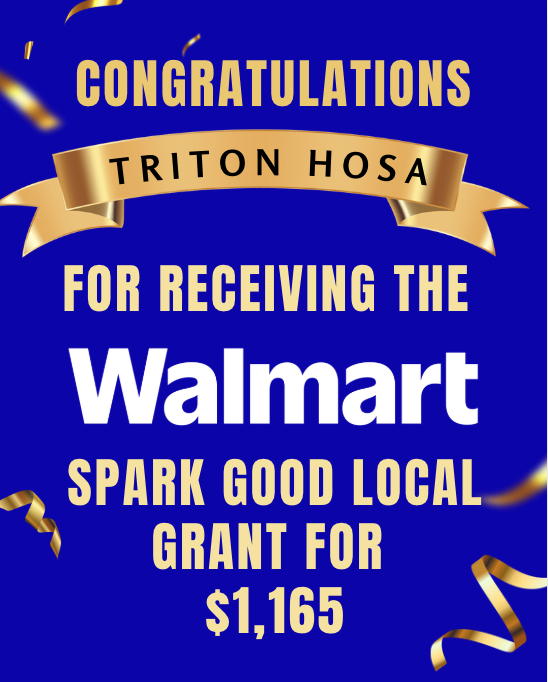 HOSA WINS SPARK GOOD LOCAL GRANT for over $1,000!