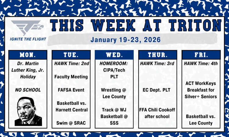 This week at Triton