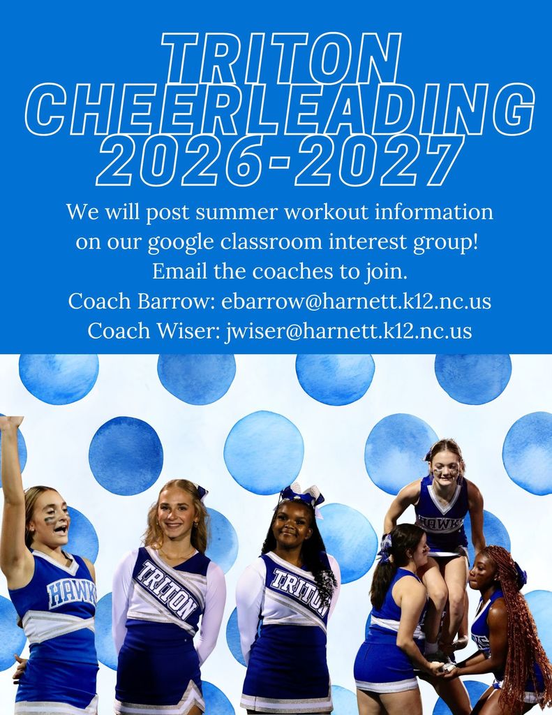 Triton Cheer 2026-2027 Summer Information