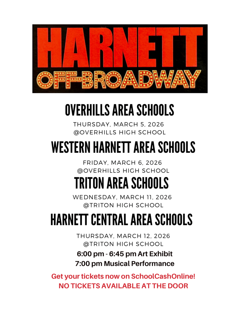 HOB for Triton & HCHS viewing areas = March 11-12 @ Triton's Auditorium 