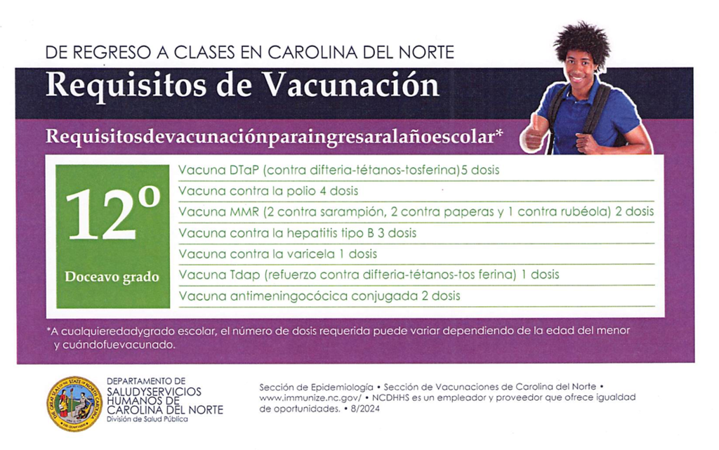 Rising Senior Immunization Requirement