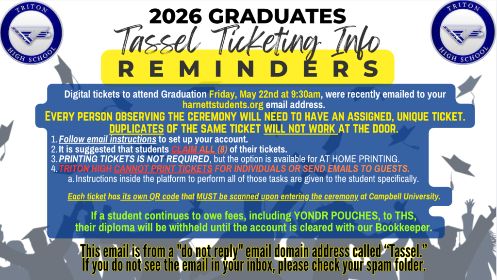 Grad Ticket Reminders