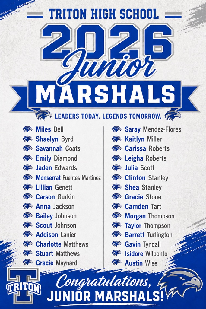 2026 THS Junior Marshals