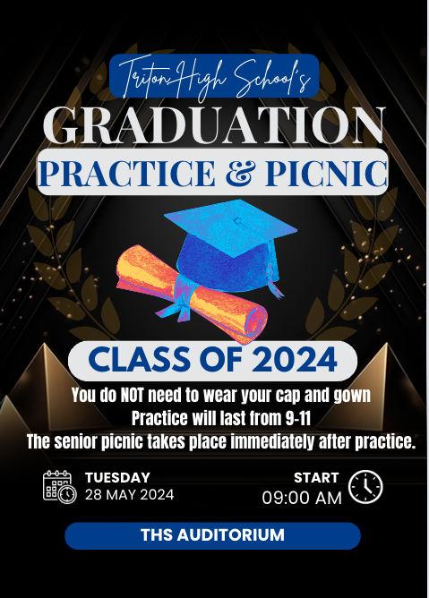 Senior Grad Practice & Picnic Info