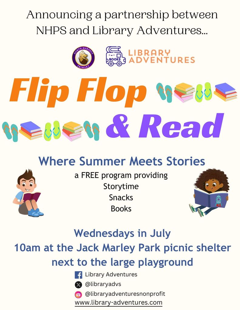 Flip Flop & Read flier
