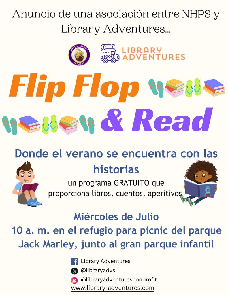 Spanish Flip Flop & Read flier