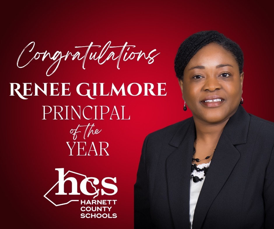Image of Renee Gilmore- Harnett County Schools Principal of the Year for 2024-25!