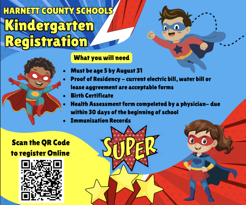 Kindergarten Registration Flyer
