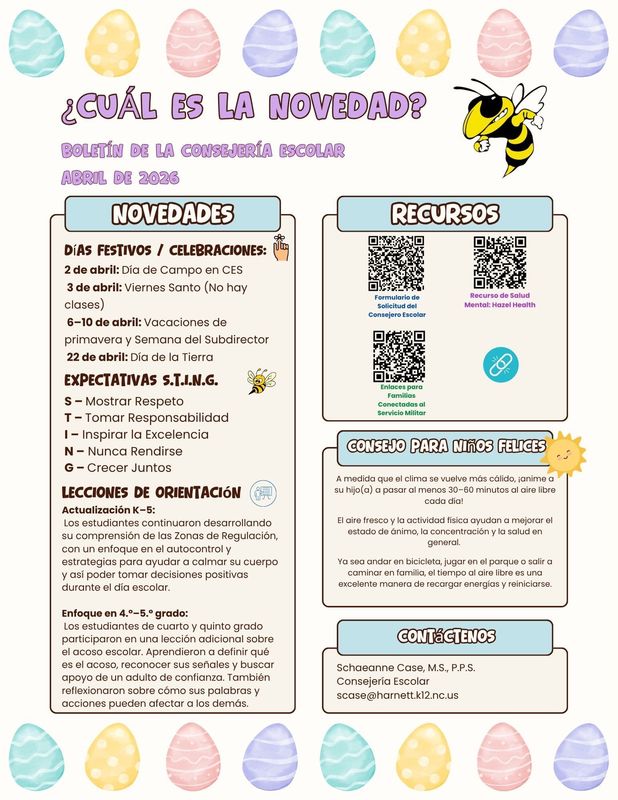 Boletín de Orientación de Abril