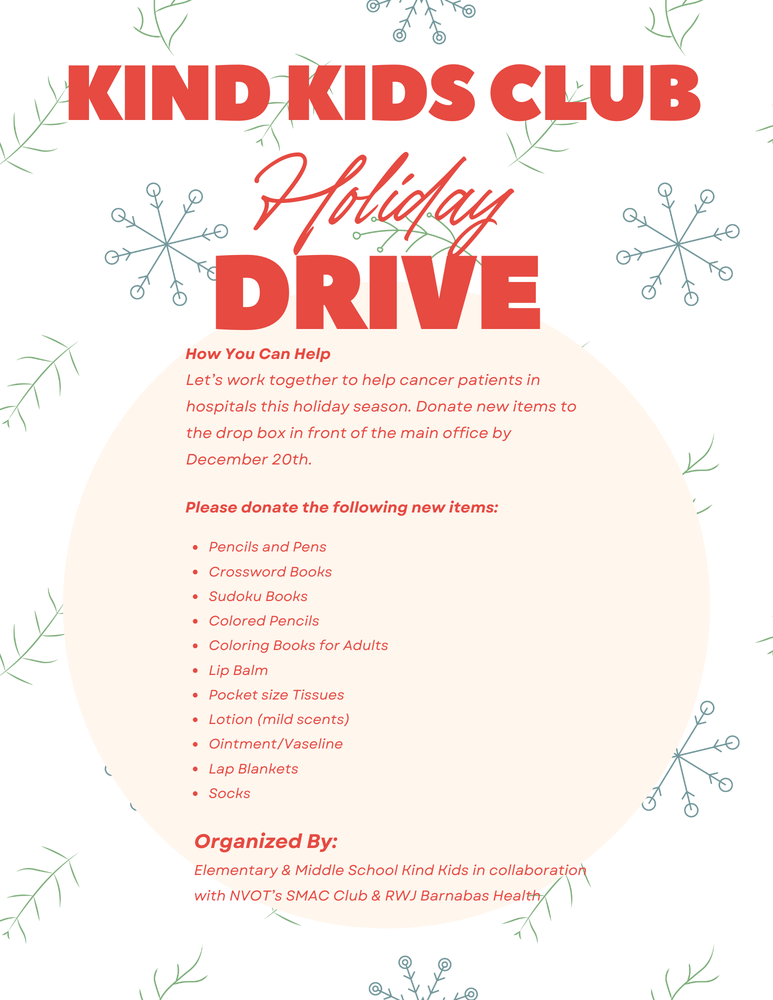 Kind Kids Holiday Drive