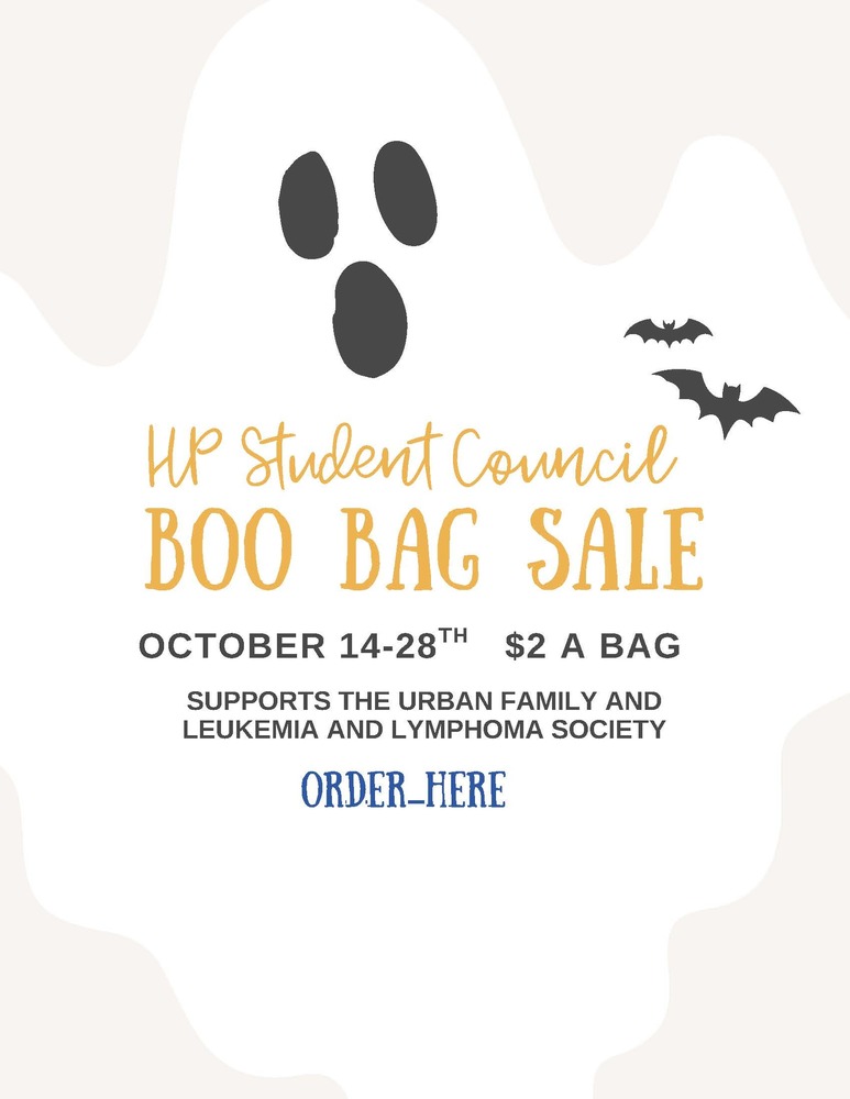 HP Student Council Boo Bag Sale