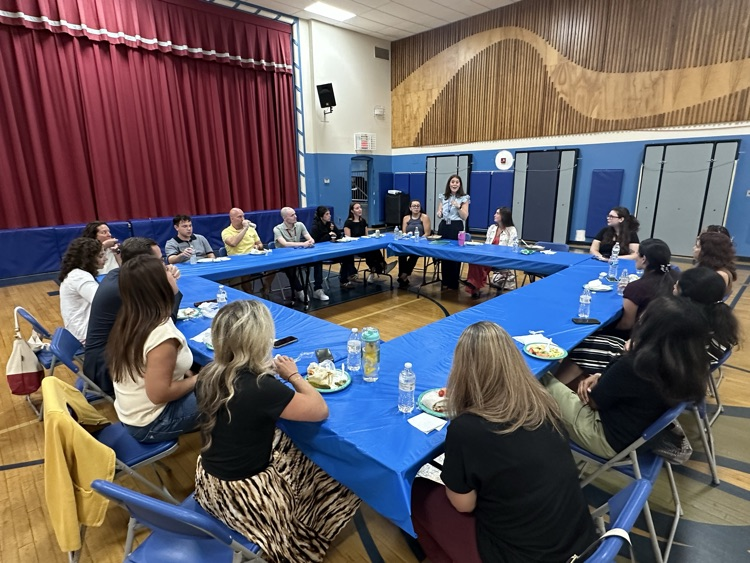 new teacher luncheon at the school 