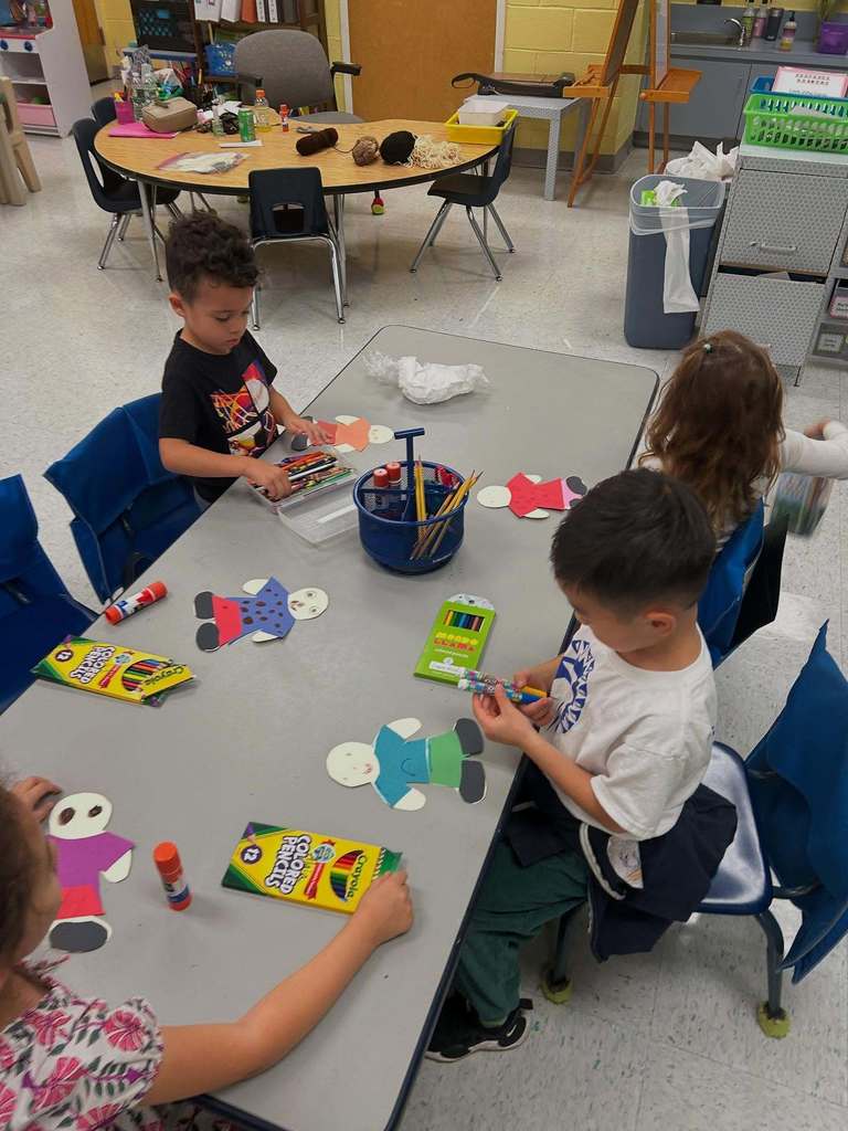 Students working on a project