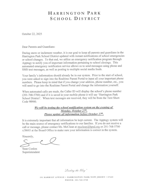 School Emergency Notification