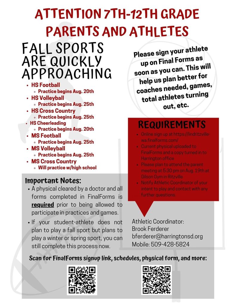 Fall Sports