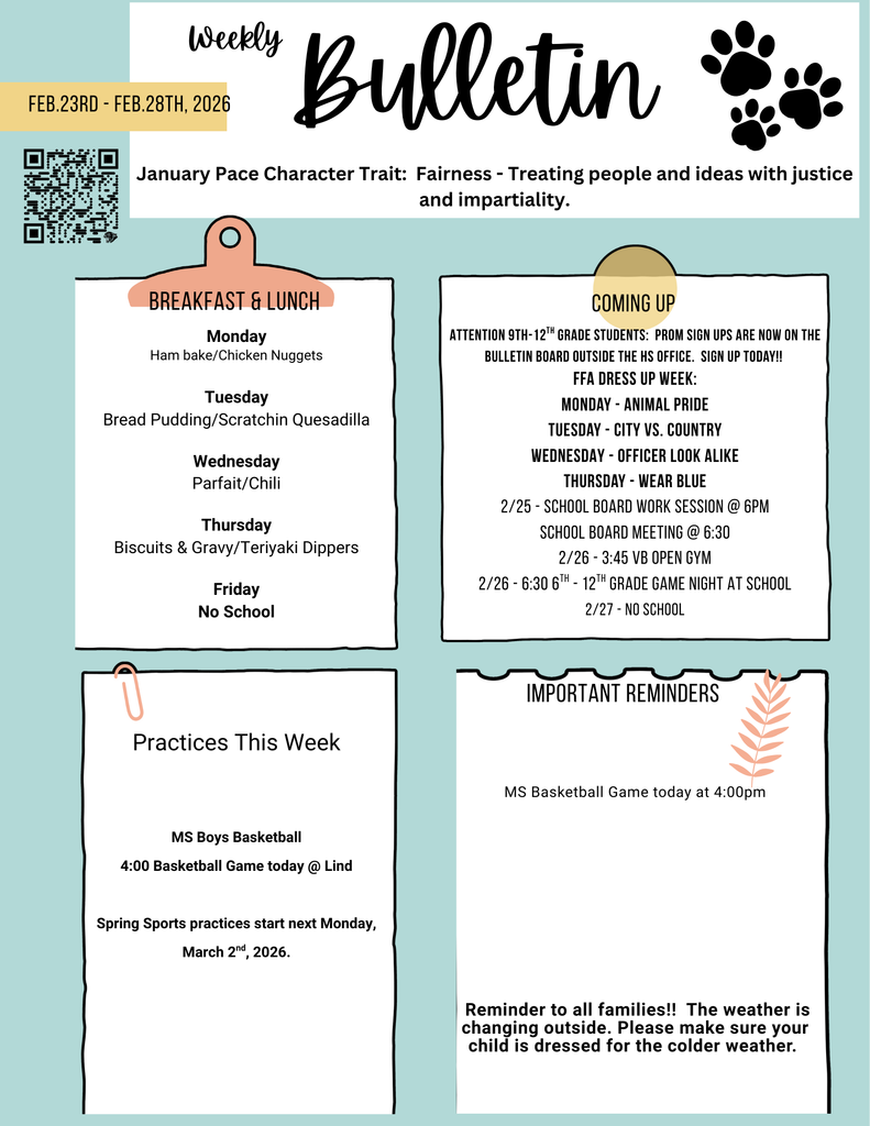 Weekly Bulletin 2/23 - 2/28/2026