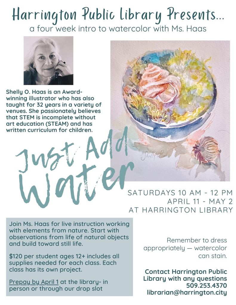Event coming soon at the Harrington Public Library