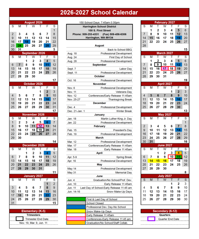2627school calendar in detail