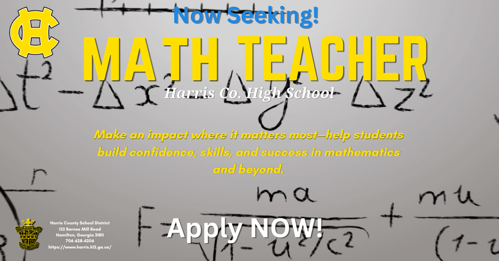 hs math hiring