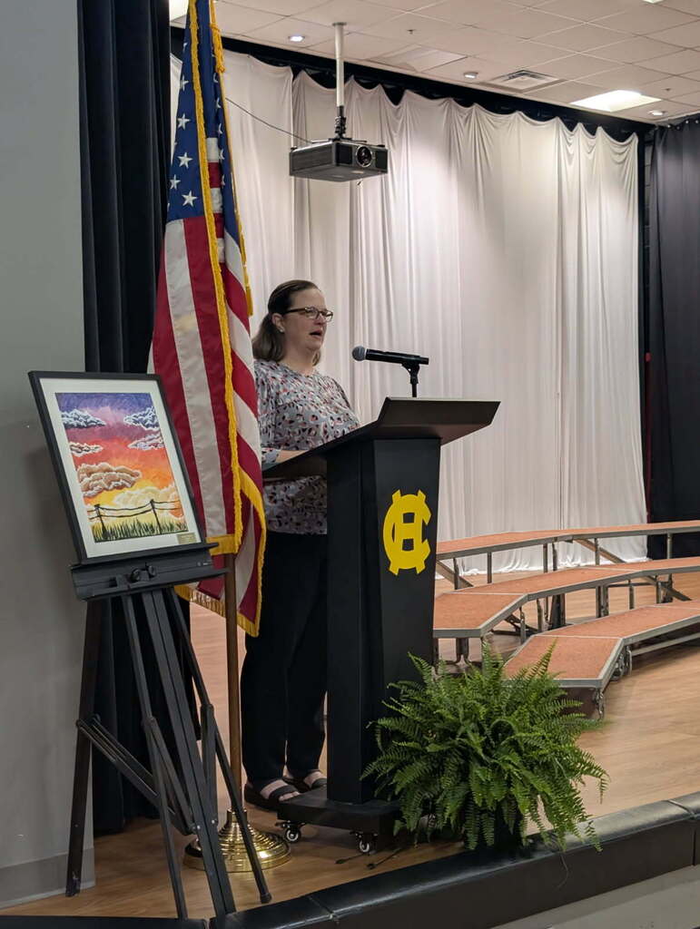 Mrs. Snyder welcomes 8th graders