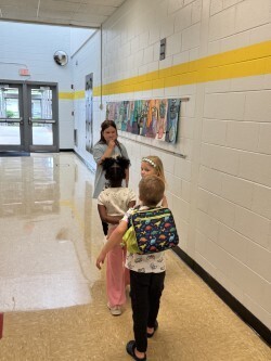 Pre-k teacher for the day