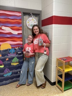 Kindergarten teacher for the day