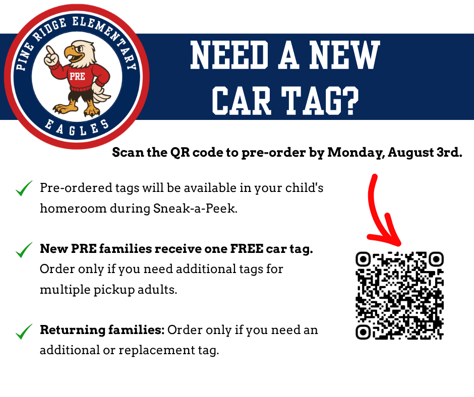 Car tag pre-order