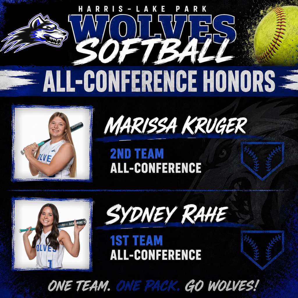 girls all-conference softball