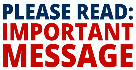 Image that says Please Read