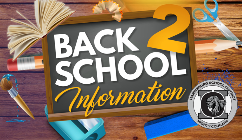 Image with Back to School  Information