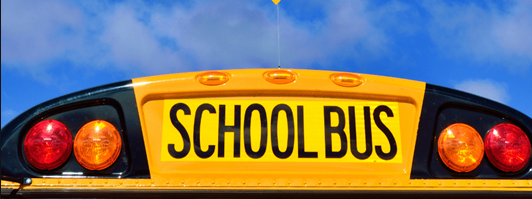 Image of the top of a school bus