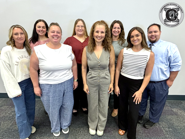 Image of a group of new teachers from Steele Elementary School