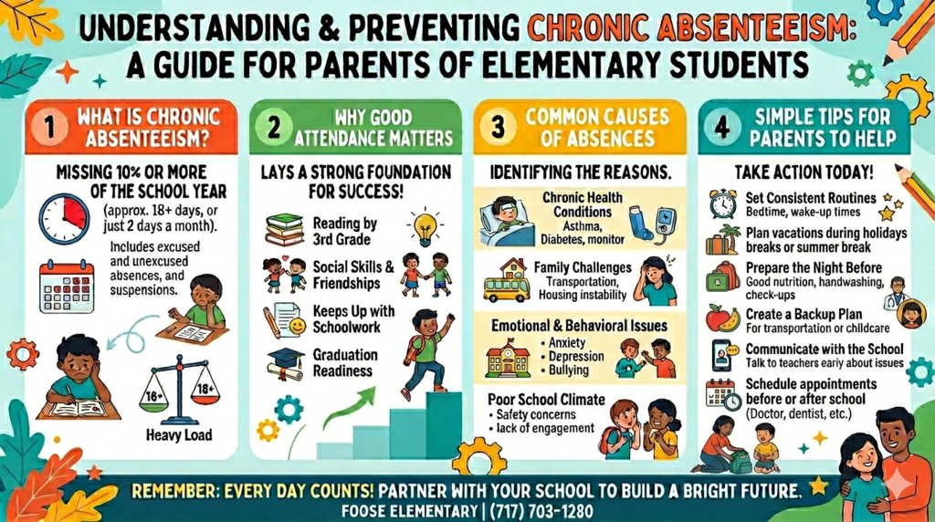 Attendance flyer for families - English