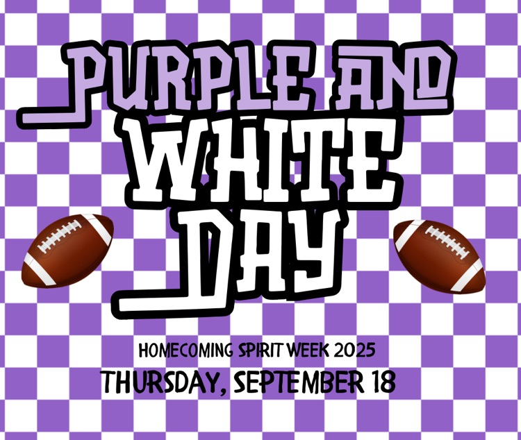 purple & white