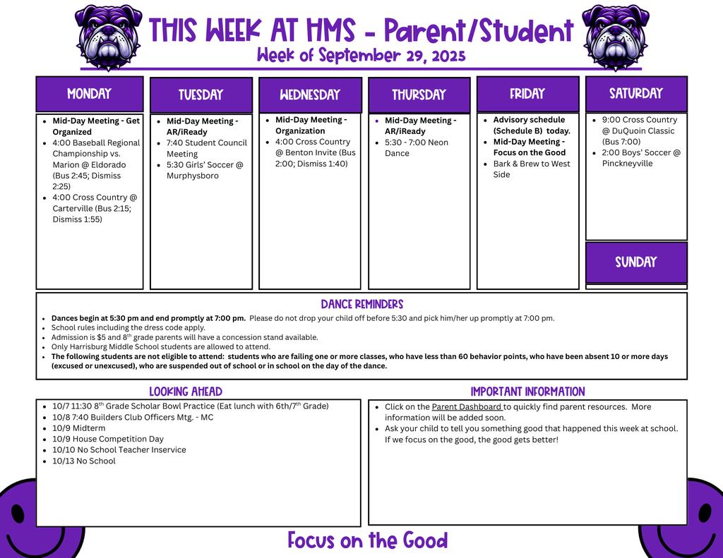 This Week at HMS 9-29