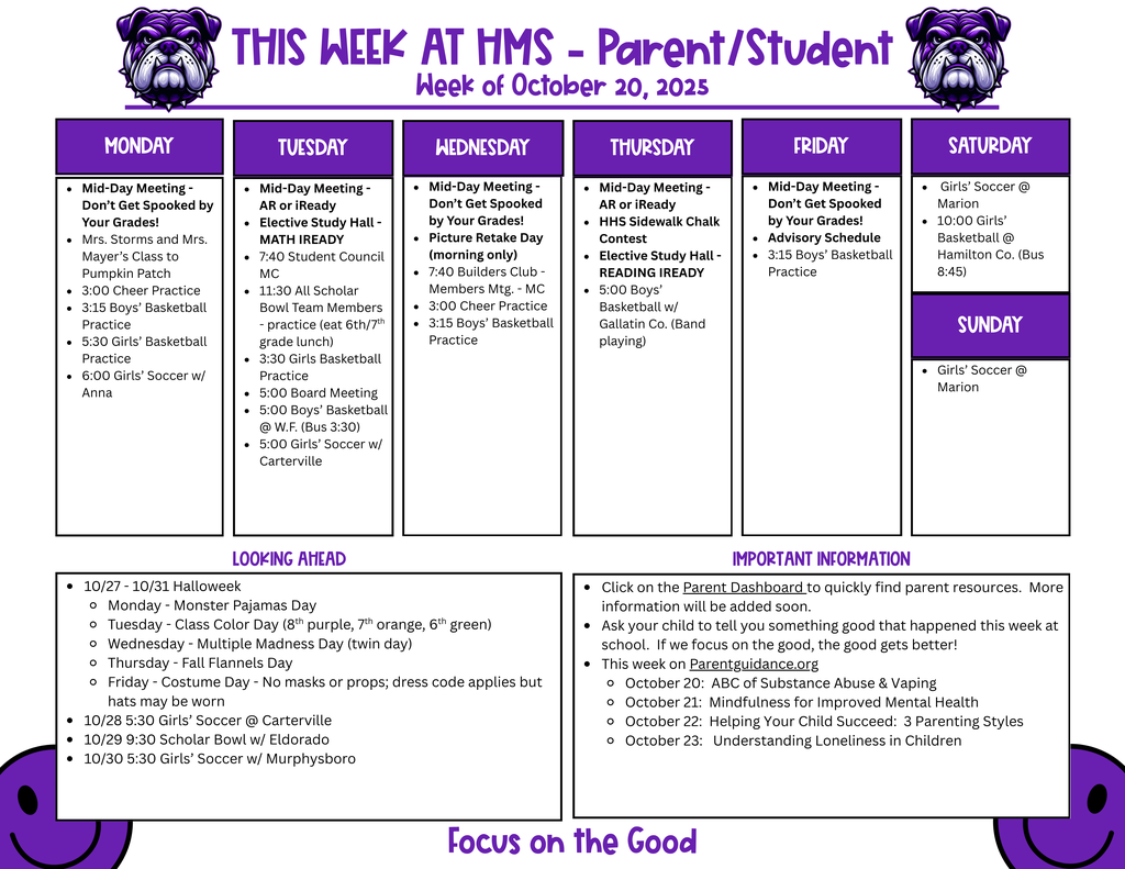 This Week at HMS 10-20