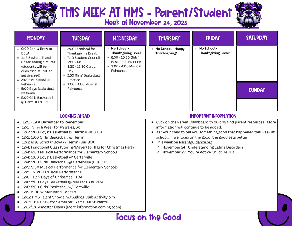 This Week at HMS 11-24